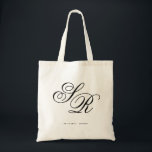 Monogram Initial personalized wedding welcome Tote Bag<br><div class="desc">Click "Customize" button to move around initials to your desired look! Be sure check out 100  wedding totes in my shop!</div>