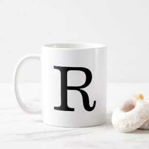 Monogram Initial R Classic Mug, 11 oz Coffee Mug