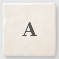 Monogram Initial Simple Elegant Custom Name Cute