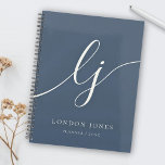 Monogram Initials Business Planner Script Name<br><div class="desc">Monogram Initials Business Planner Script Name Planner</div>