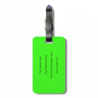 Monogram Initials Name Templates Neon Green Colour