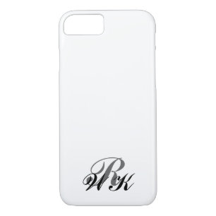 Monogram iPhone 7 Case in white