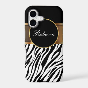 Monogram iPhone Case Zebra