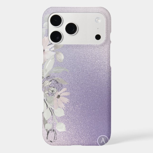 *~* Monogram Iridescent Muted Pastel Gradient (Back)