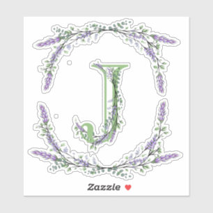 Monogram J Lavender Eucalyptus