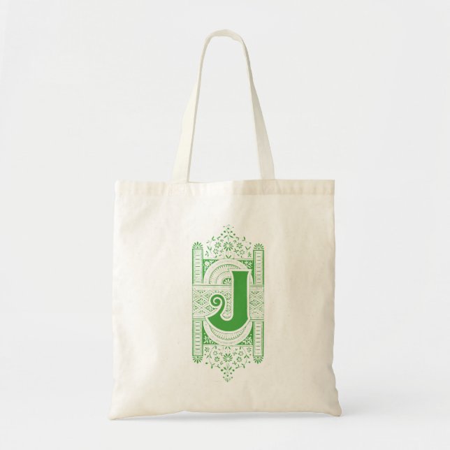 Monogram "J" Tote Bag (Front)