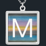 Monogram | Juniper Mist I Silver Plated Necklace<br><div class="desc">Home Décor</div>