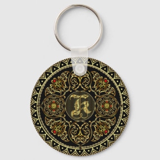 Monogram K Key Ring