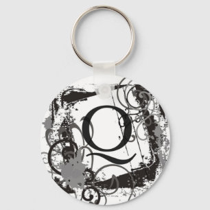 Monogram Keychain "Q"