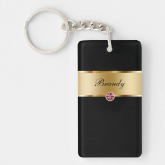 Monogram Keychains Single Side