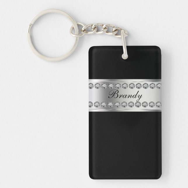 Monogram Keychains Two Side (Front)