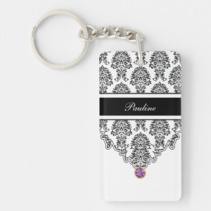 Monogram Keychains Two Side