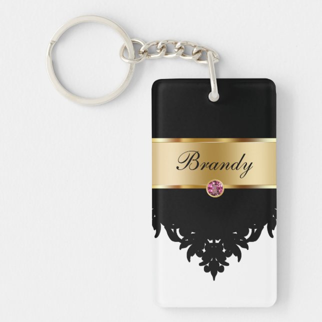 Monogram Keychains Two Side (Front)
