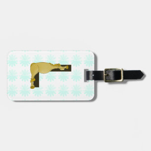 Monogram L Flexible Horse Personalised Luggage Tag
