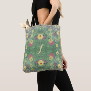 Monogram La Boca  Wildflower Symmetry Tote Bag