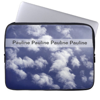 Monogram Laptop Case Sky