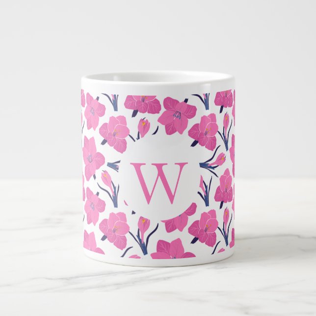 Monogram Large Coffee Mug (Front)