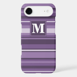 Monogram Lavender stripes