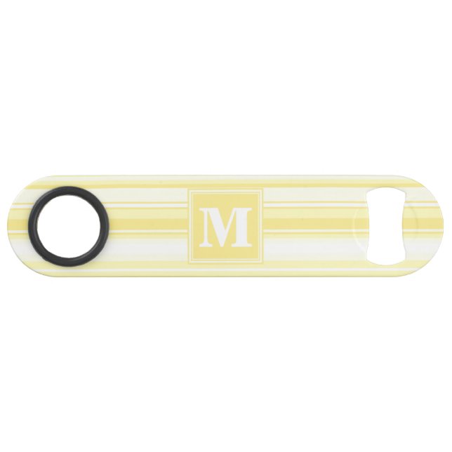 Monogram lemon yellow stripes (Front (Horizontal))