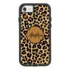 Monogram Leopar Print Pattern iPhone Case