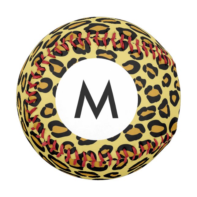 Monogram Leopard Pattern Baseball (Front Left)