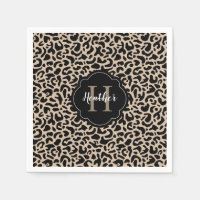 Monogram Leopard Print