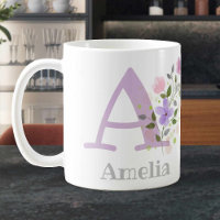 Monogram Letter A & Christian Name