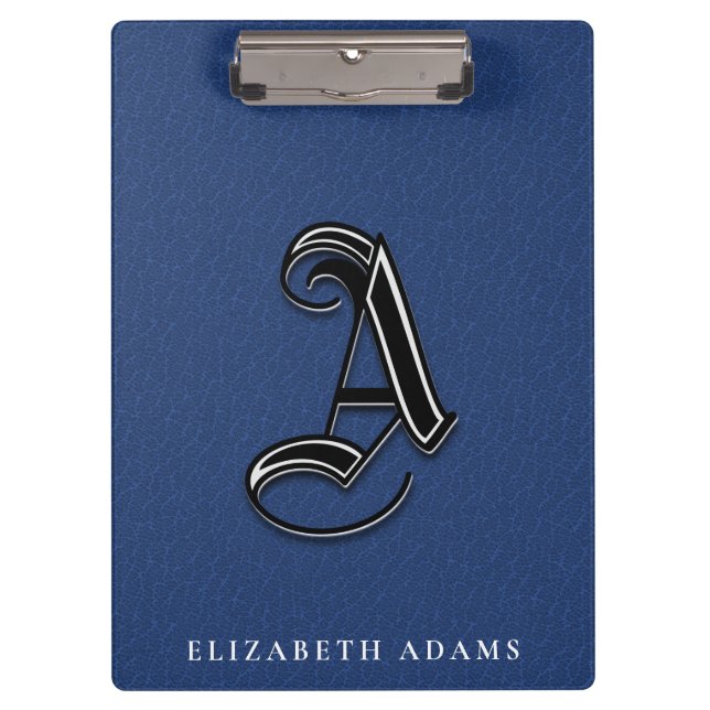 Monogram letter A Clipboard (Front)