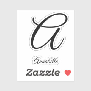 Monogram Letter and Name