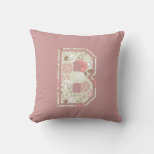 Monogram Letter B Cushion