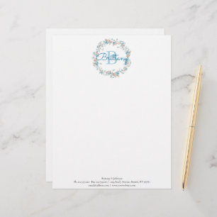 Monogram - letter B, custom Letterhead