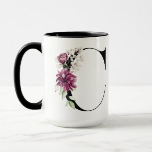 Monogram Letter C Coffee Mug