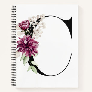 Monogram Letter C Journal