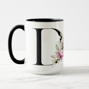 Monogram Letter D Coffee Mug