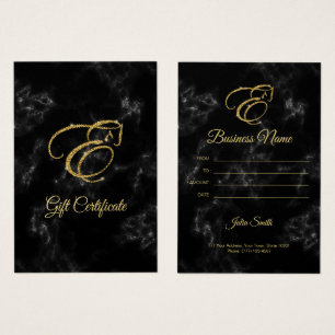 Monogram Letter E Horse in gold glitter