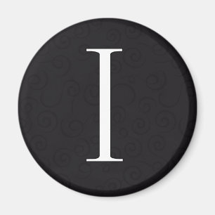 Monogram Letter I Magnet