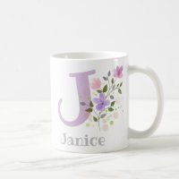 Monogram Letter J & Christian Name