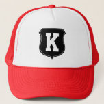 Monogram letter K hat | Personalised sports caps<br><div class="desc">Monogram letter N hat | Personalised sports cap. Make your own cap for boys and girls.  Great idea for s sports teams like baseball and softball. Personalised logo emblem shield with monogrammed initial for men women and Available in many colours.</div>