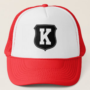 Monogram letter K hat Personalised sports caps