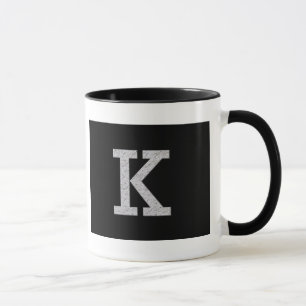 Monogram Letter K Mug