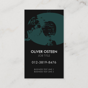 Monogram Letter O Business Card