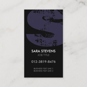 Monogram Letter S Business Card
