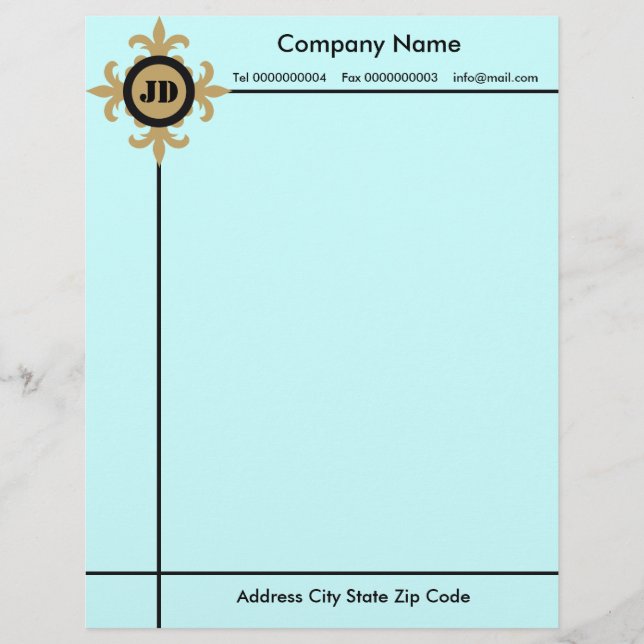 Monogram Letterhead (Front)