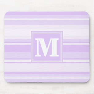 Monogram lilac stripes mouse mat