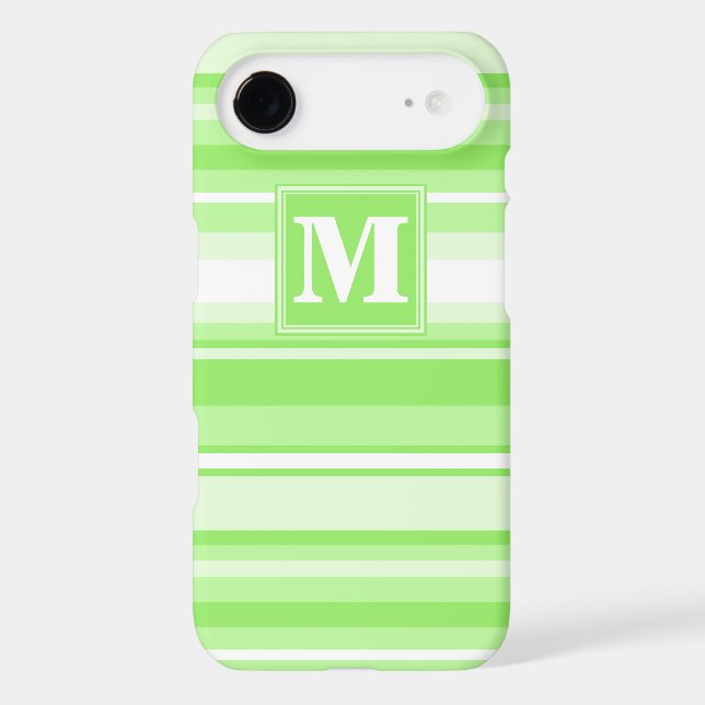 Monogram lime green stripes (Back)