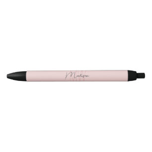 Monogram Logo Bakery Business Black Ink Pen