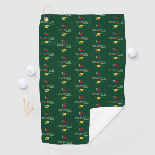 Monogram Logo for Golf Players Towel (InSitu)