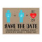 Monogram Love Couple Save the Date Cards