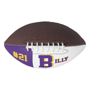 Monogram LSU Tigers Purple & Gold Football American Football