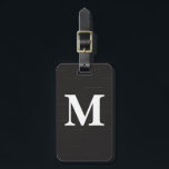 Monogram Luggage Tag<br><div class="desc">Monogrammed Luggage Tag - Bag tags for your suitcases, backpacks, gym bags and more. Simply customise our luggage tags with your personal information and your monogram to insure your bags make it home with you. Monogram luggage tags are great as gifts for family and friends.</div>